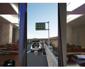 武易高速P10双色交通诱导屏